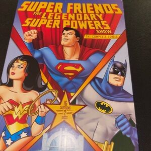 DC Super Friends DVD Set - Red and Blue